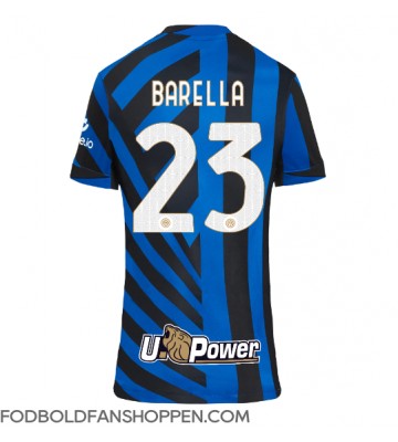 Inter Milan Nicolo Barella #23 Hjemmebanetrøje Dame 2024-25 Kortærmet
